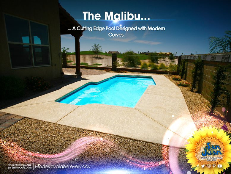 Wichita Pools - San Juan Fiberglass Pools - Malibu 2