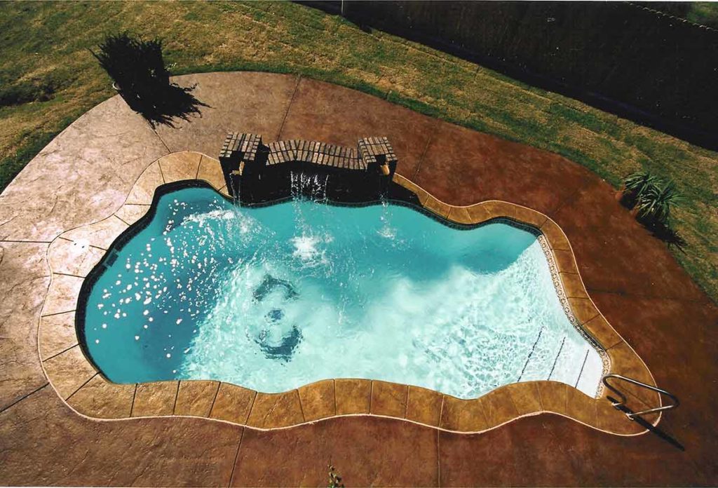 Wichita Pools - Latham Fiberglass Pools - Key West - 2