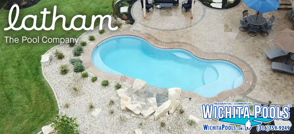 Wichita Pools - Latham Pool Company - Header Image with Latham Pool Company Logo - Wichita's BEST fiberglass pool company